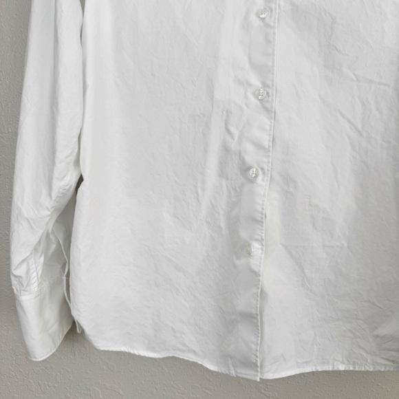 Mango MNG white button down dress shirt 2 XS - Picture 3 of 9
